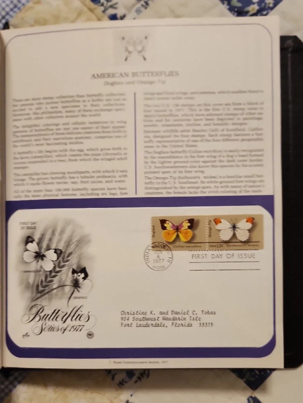 U.S. First Day Covers & Special Covers Collector Album - Black